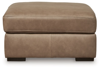 Veronella Oversized Accent Ottoman - Dark Brown