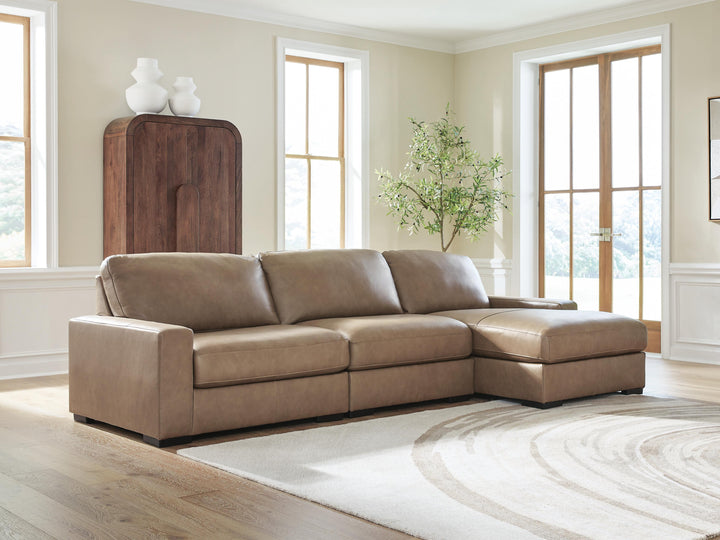 Veronella 3-Piece Sectional with Chaise - Sahara (3)