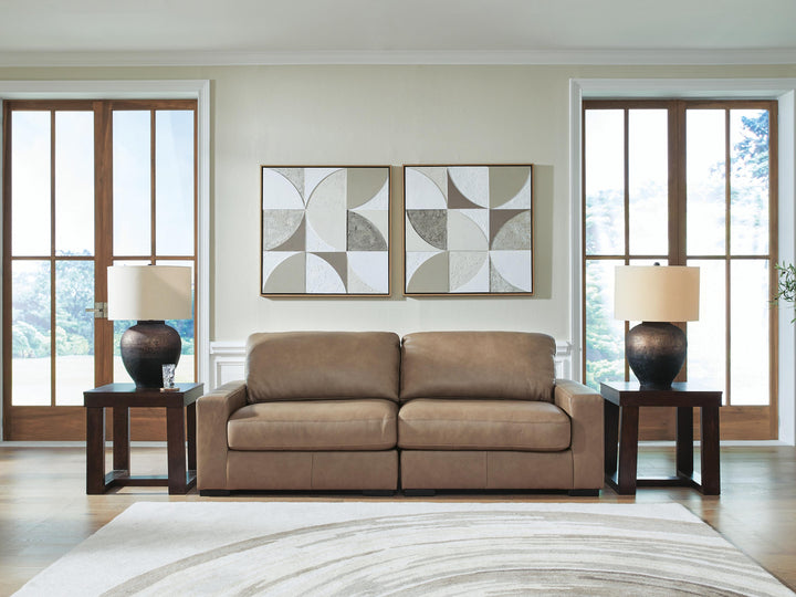 Veronella 2-Piece Sectional Sofa - Dark Brown (2)