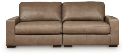 Veronella 2-Piece Sectional Sofa - Dark Brown - Dark Brown