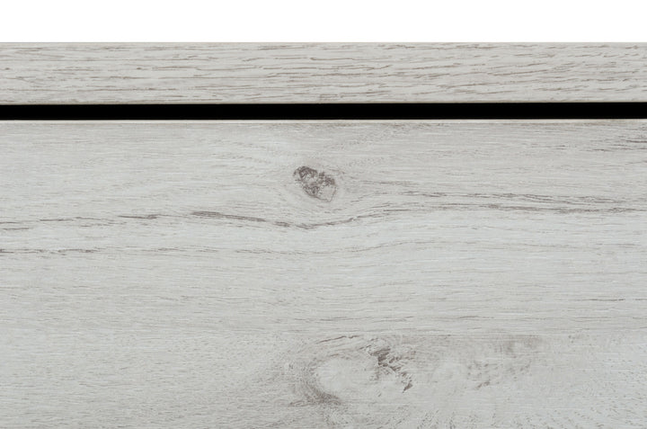 Asus - Italian Modern White Washed Oak Nightstand