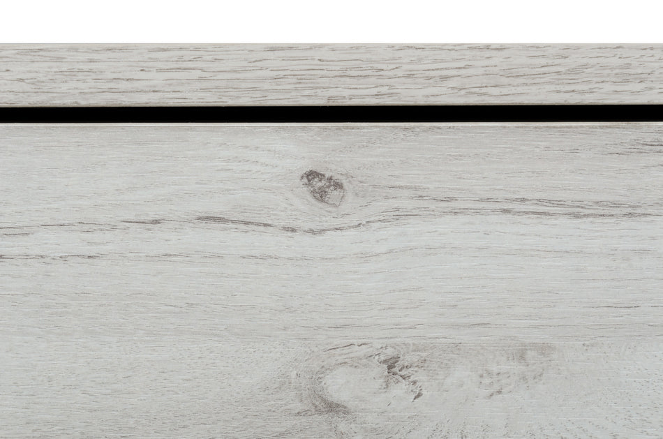 Asus - Italian Modern White Washed Oak Nightstand - View 2