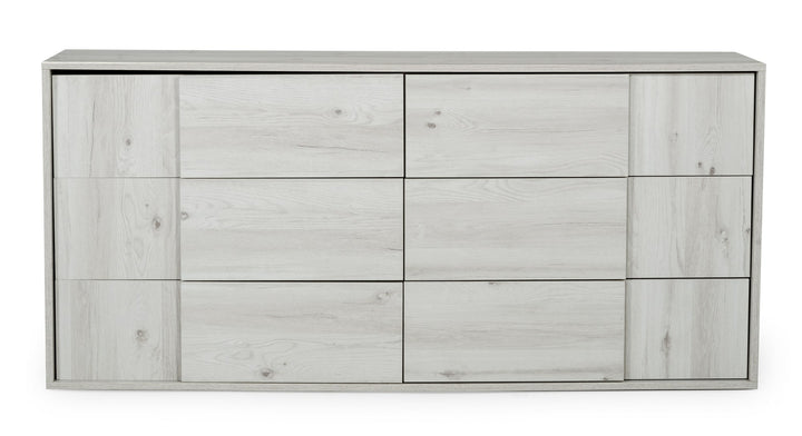 Asus - Italian Modern White Washed Oak Dresser - View 2