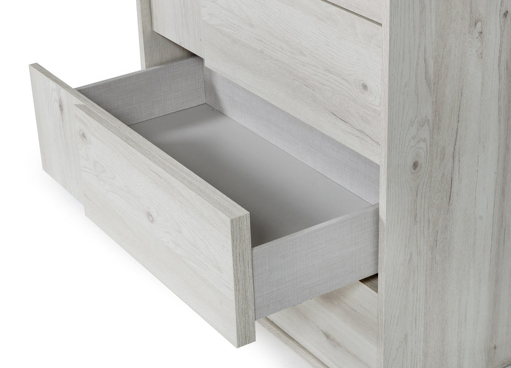 Asus - Italian Modern White Washed Oak Chest - View 2