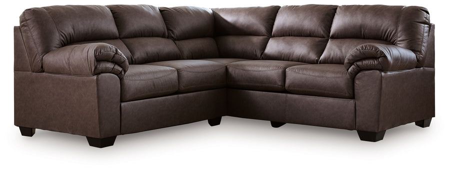 WillowBend - 2-Piece Sectional With RAF Sofa With Corner Wedge - Umber by Ashley Furniture product image