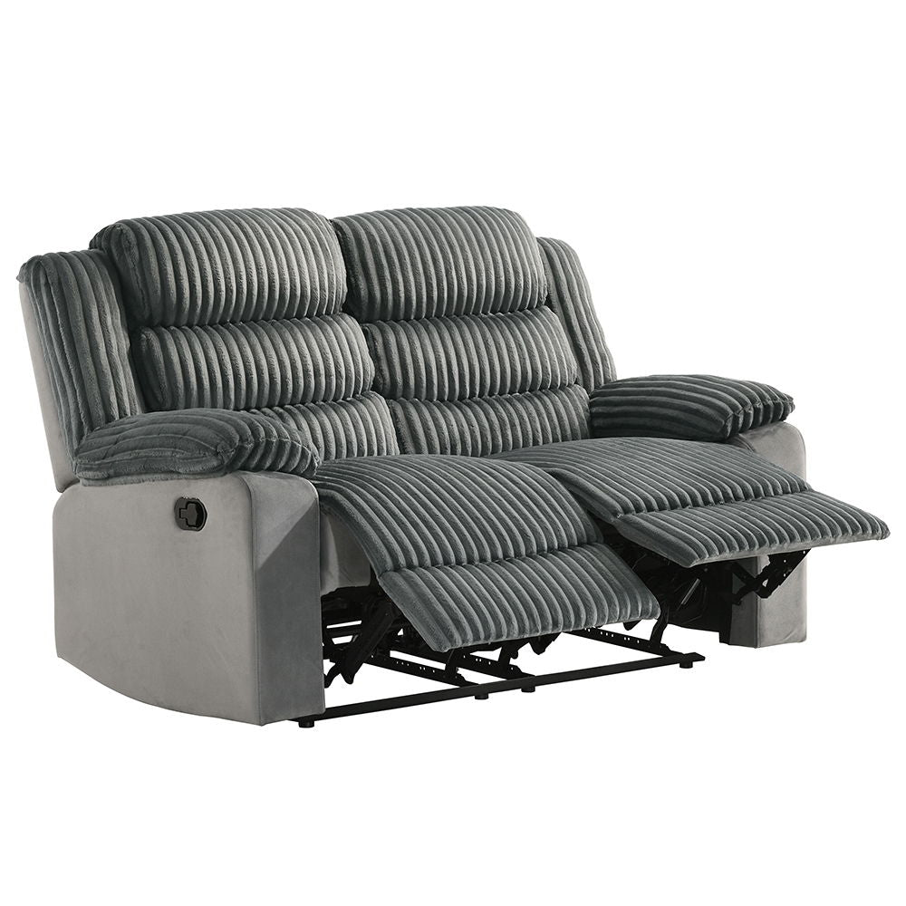 lesley-motion-loveseat-gray-corduroy-velvet