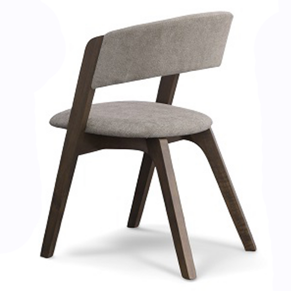 Grover - Modern Grey & Dark Wenge Dining Chair (Set of 2) - View 5