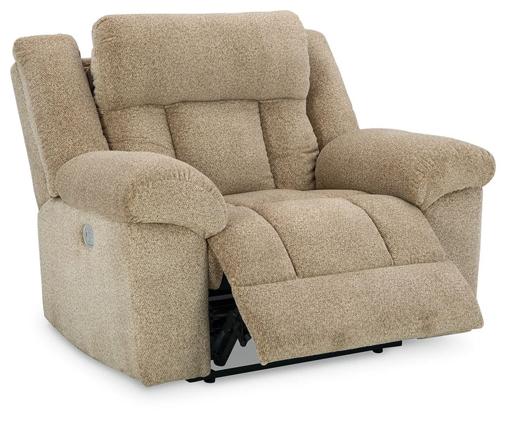Tip-off - Power Recliner With Adj Headrest - Wheat