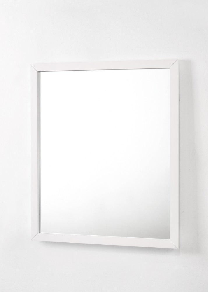 Bryan - Modern White Mirror