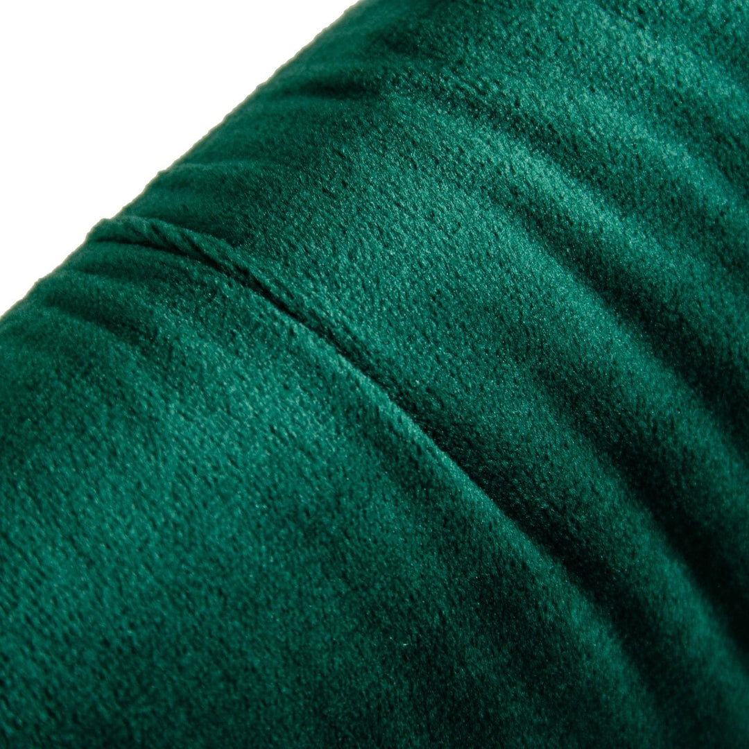 Yannis - Modern Green Fabric Dining Chair 