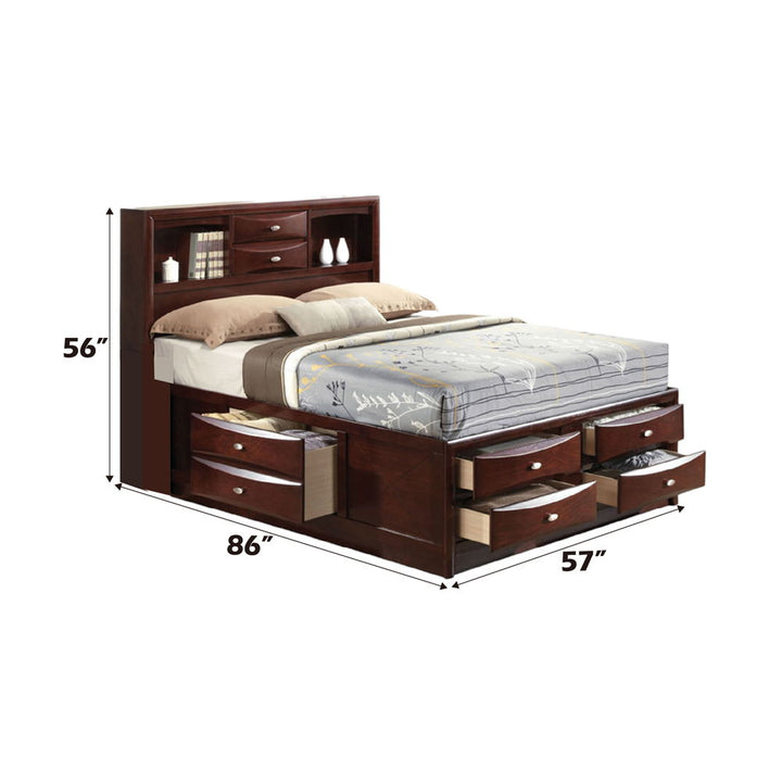 Ireland - Full Bed With Storage - Espresso