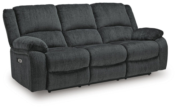 Draycoll Power Reclining Sofa - Dark Gray (3)