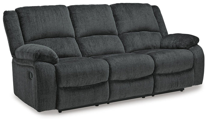 Draycoll Reclining Sofa - Dark Gray (3)
