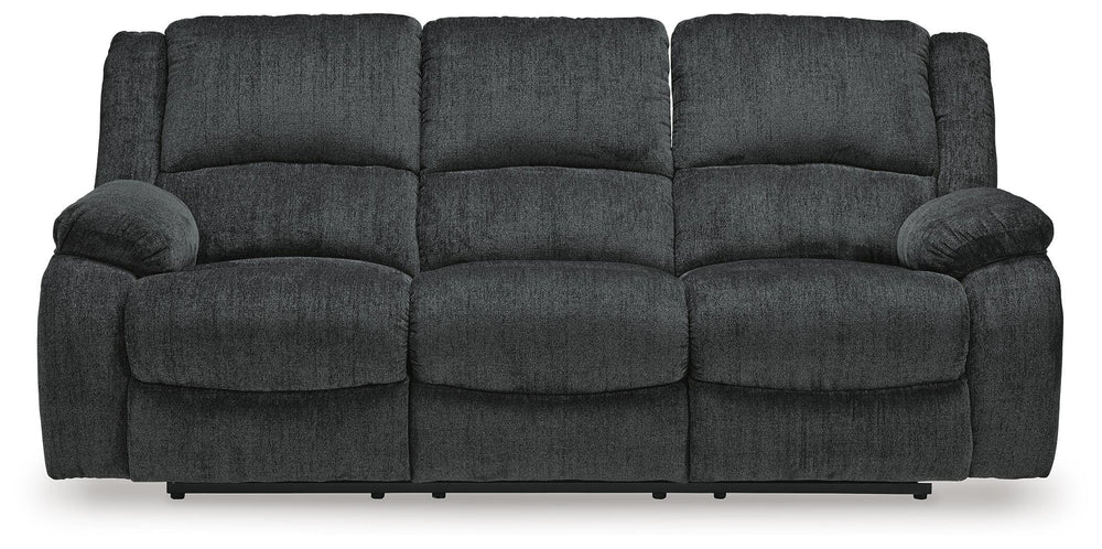 Draycoll Reclining Sofa - Dark Gray (1)