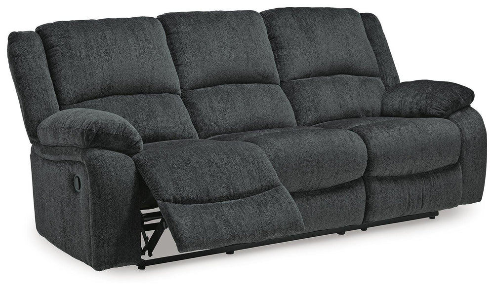 Draycoll Reclining Sofa - Dark Gray (6)