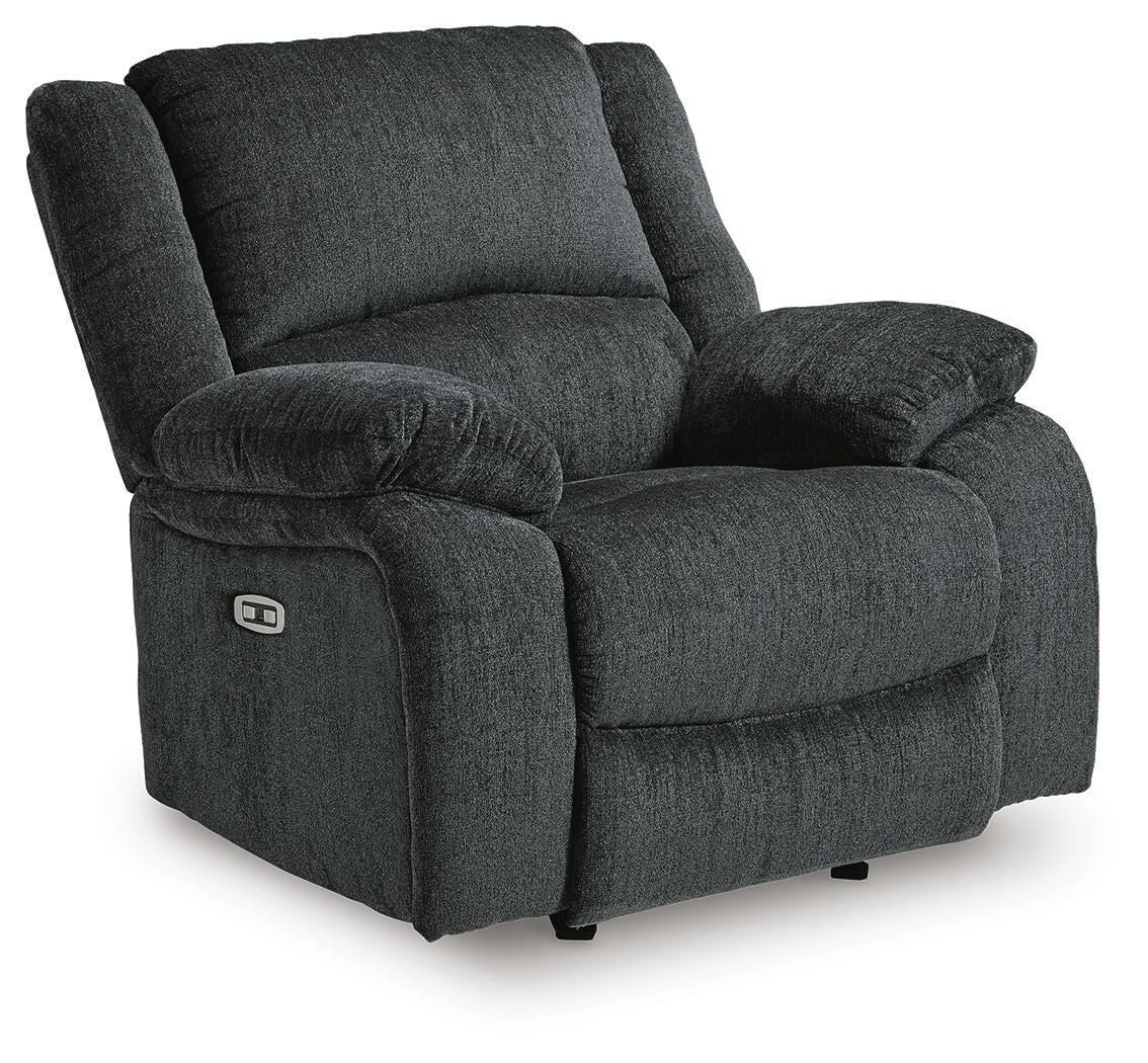 Draycoll Power Recliner - Dark Gray (1)
