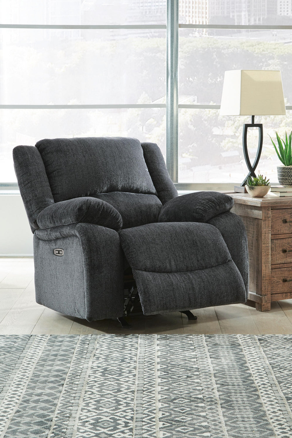 Draycoll Power Recliner - Dark Gray (5)