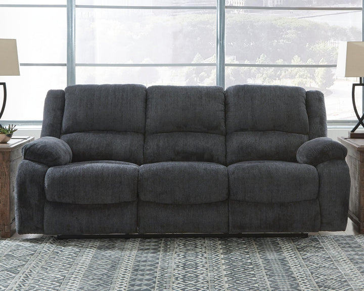 Draycoll Reclining Sofa - Dark Gray (2)