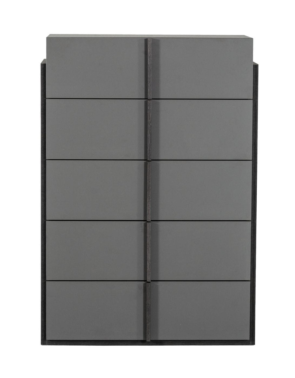 Lucia - Italian Modern Elm and Matte Grey Chest