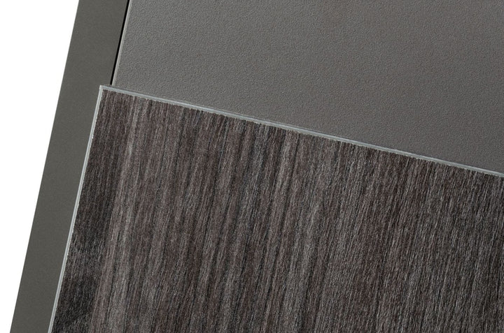Lucia - Italian Modern Elm and Matte Grey Chest