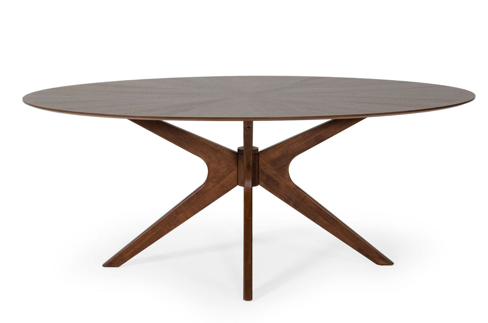 Prospect - Modern Oval Walnut Dining Table