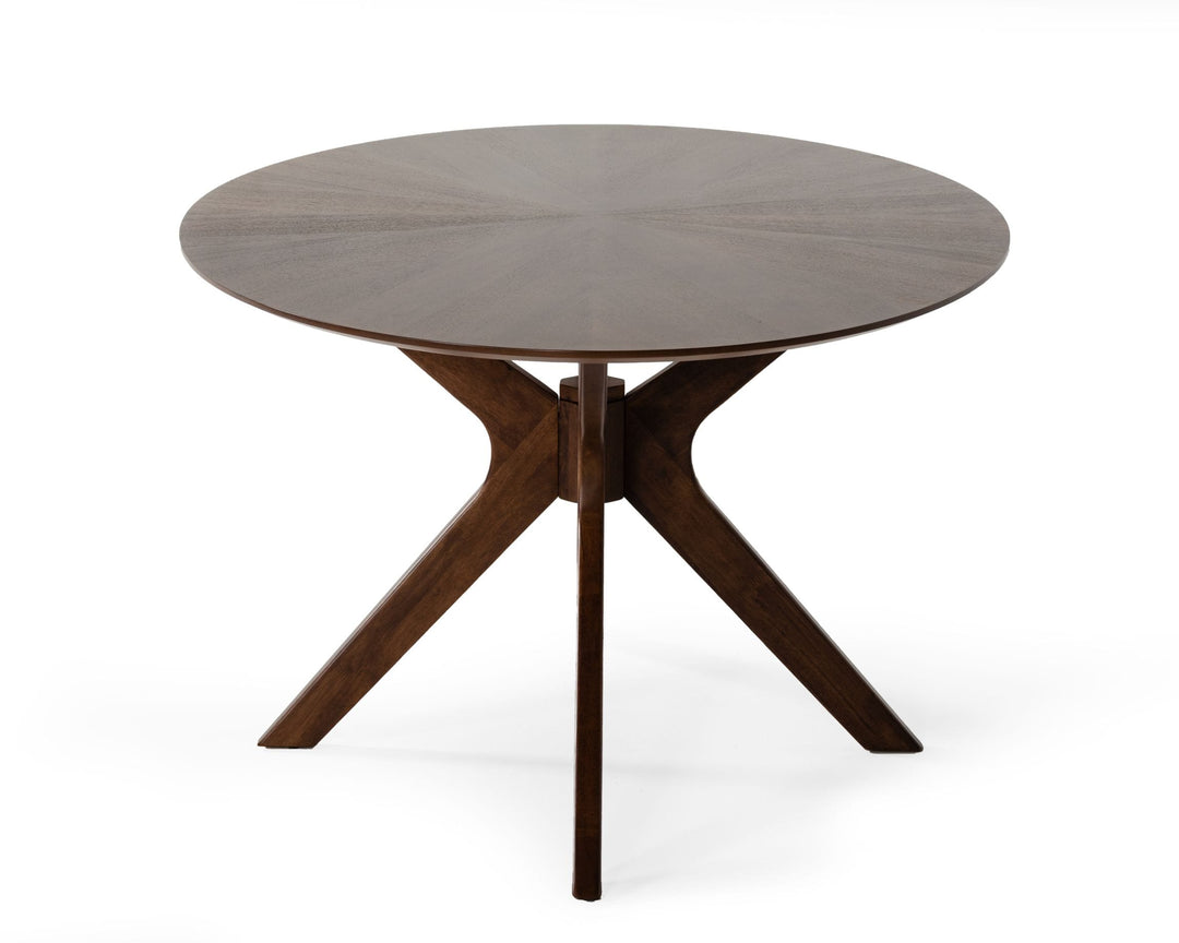Prospect  Modern Oval Walnut Dining Table