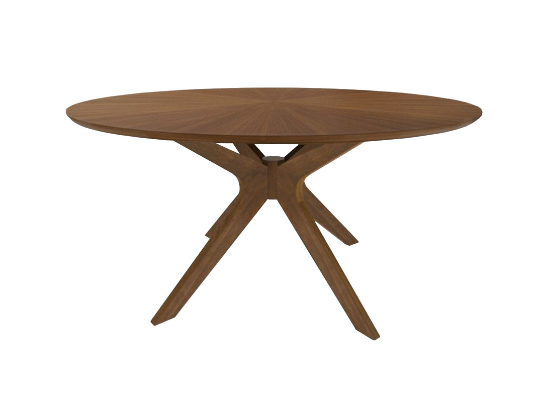 Prospect  Modern 47" Round Walnut Dining Table