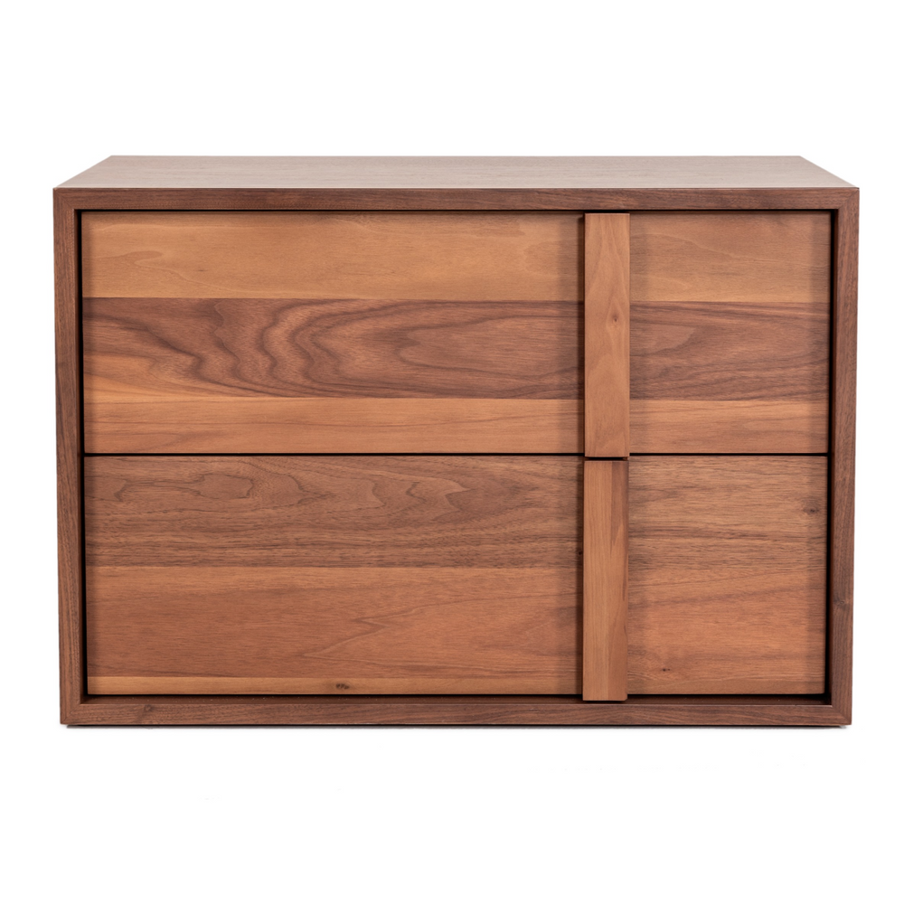 Berlin - Modern Walnut Nightstand - View 4