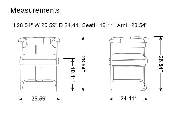 Bavaria  Modern Dining Chair