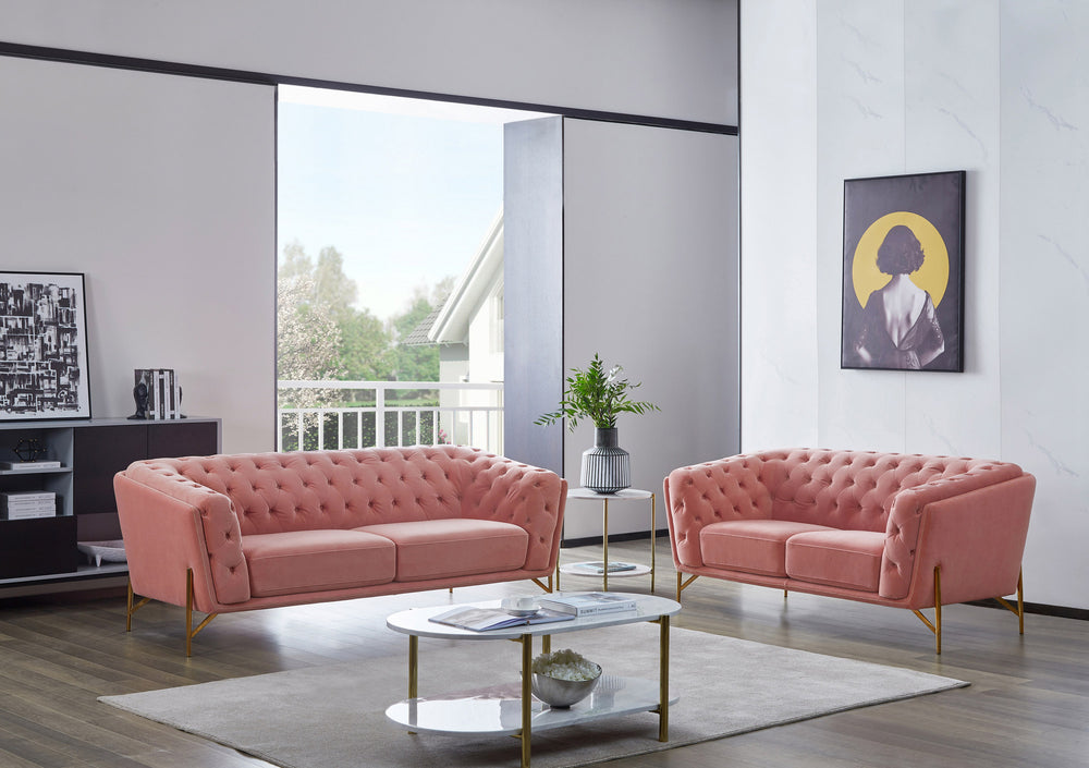 VIG Furniture VGMB-1960-S Divani Casa Sepulveda - Modern Grey Fabric Sofa