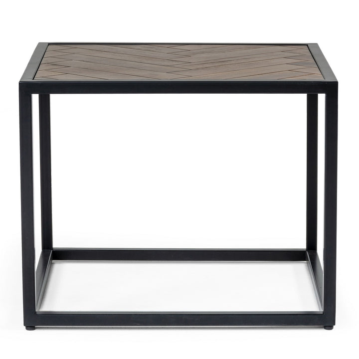 Pasada - Industrial Brown Acacia End Table