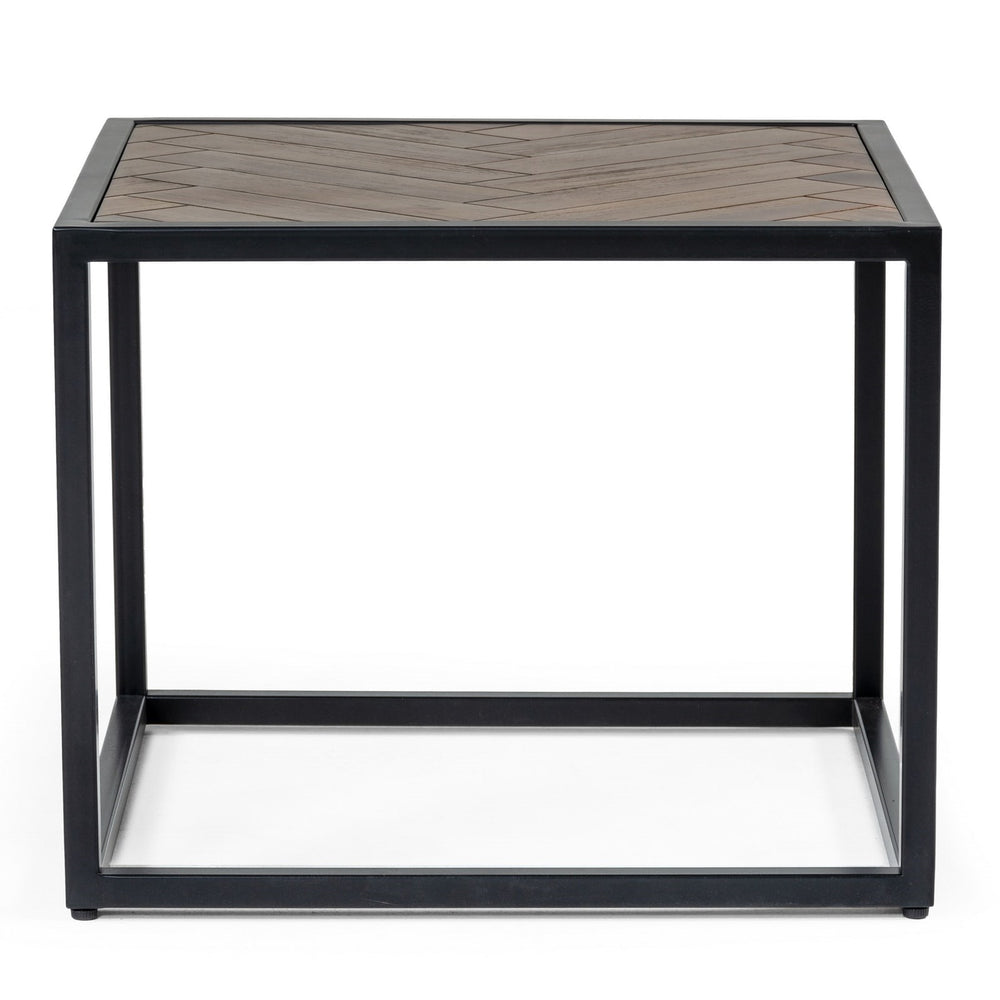 Pasada - Industrial Brown Acacia End Table