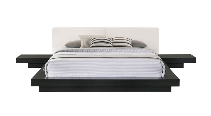 Tokyo - Contemporary Black and White Platform Bed