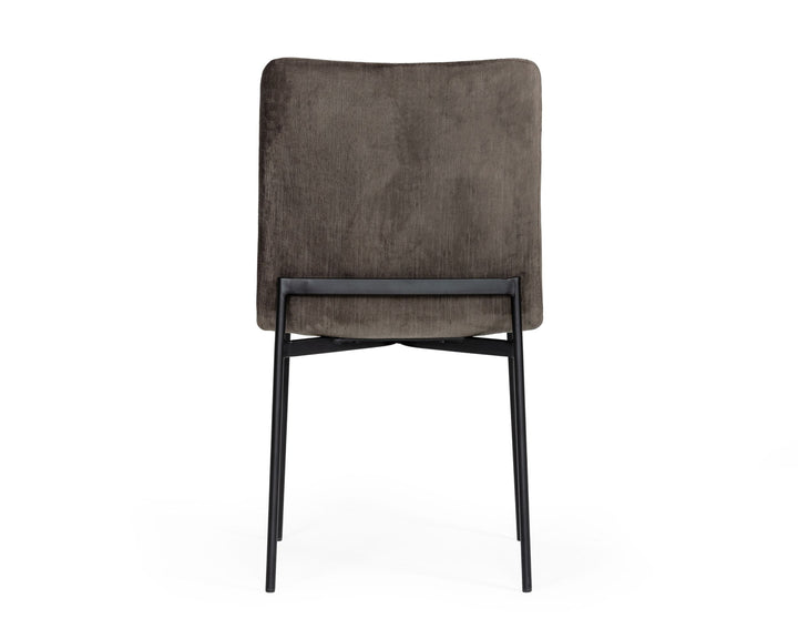 Maggie - Modern Black and Brown Dining Chair (Set of 2)