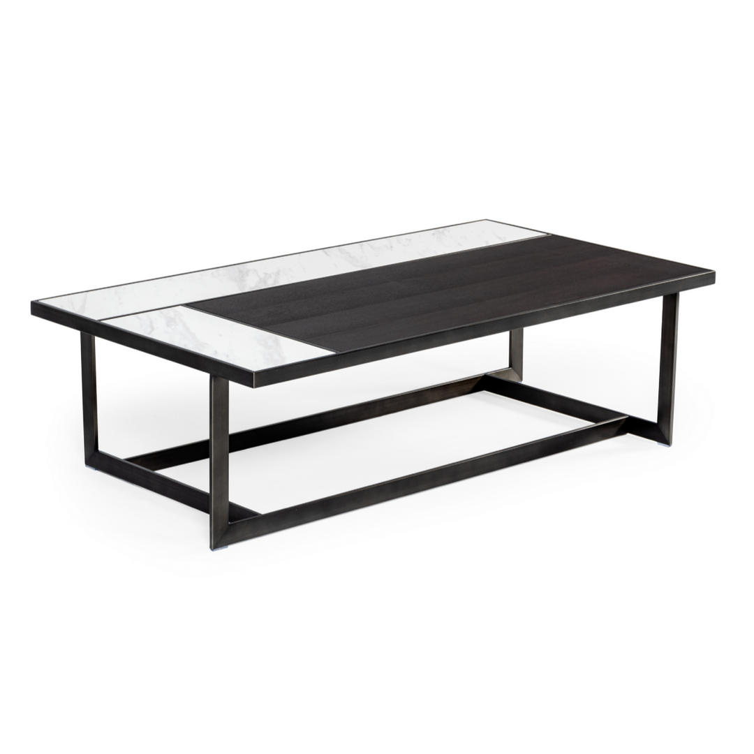 Fargo - Modern Ceramic & Grey Walnut Coffee Table