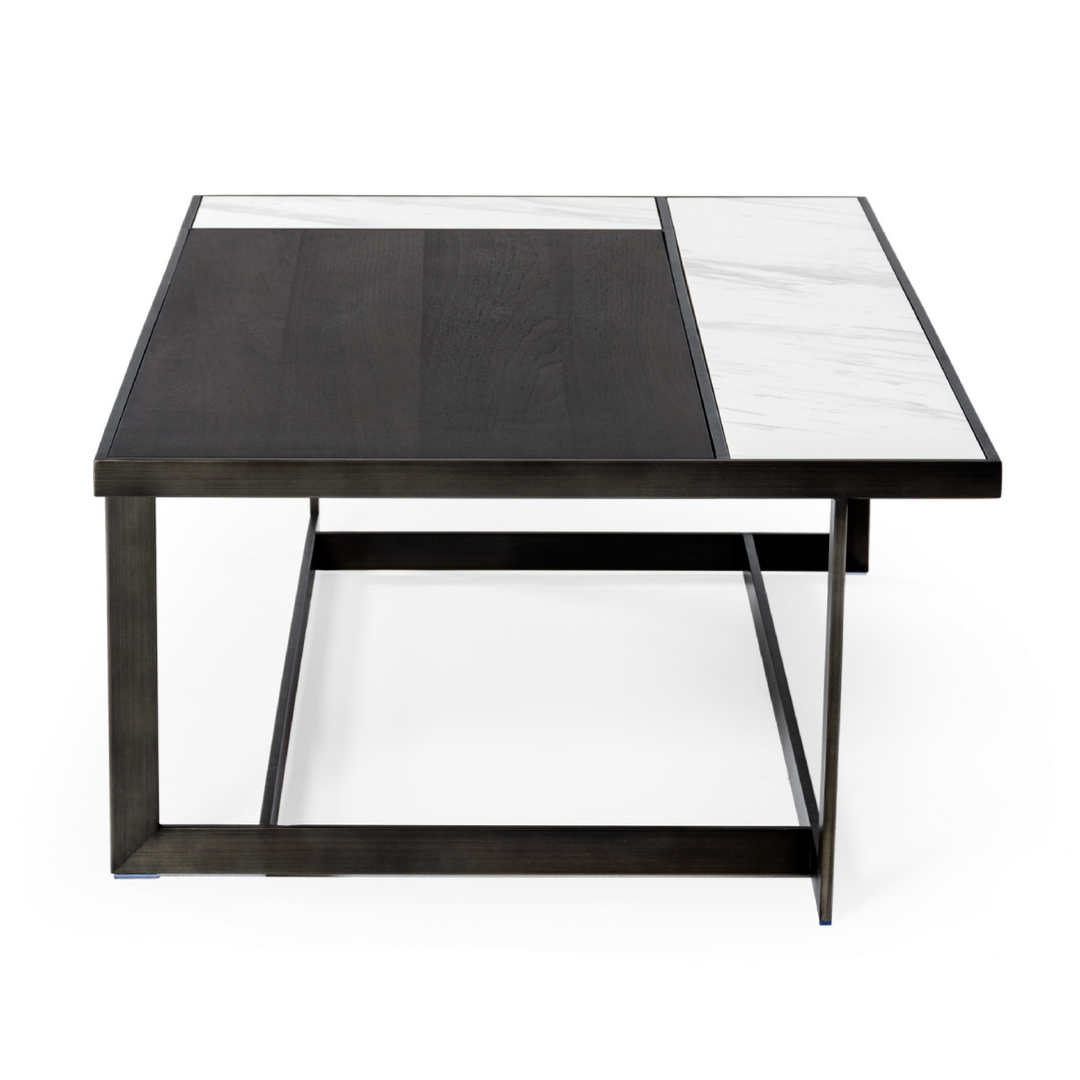 Fargo - Modern Ceramic & Grey Walnut Coffee Table