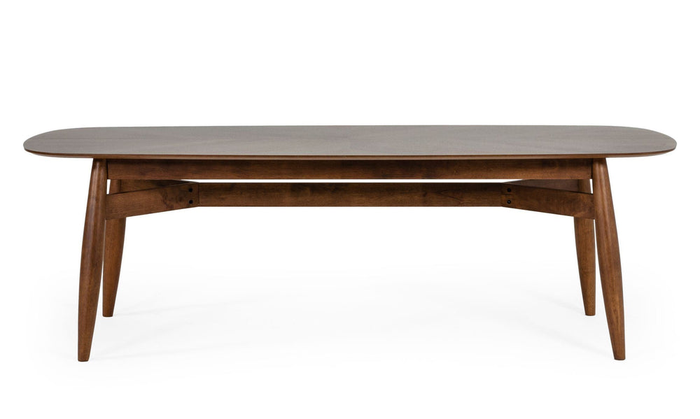 Ackley - Modern Walnut Rectangular Dining Table - View 6