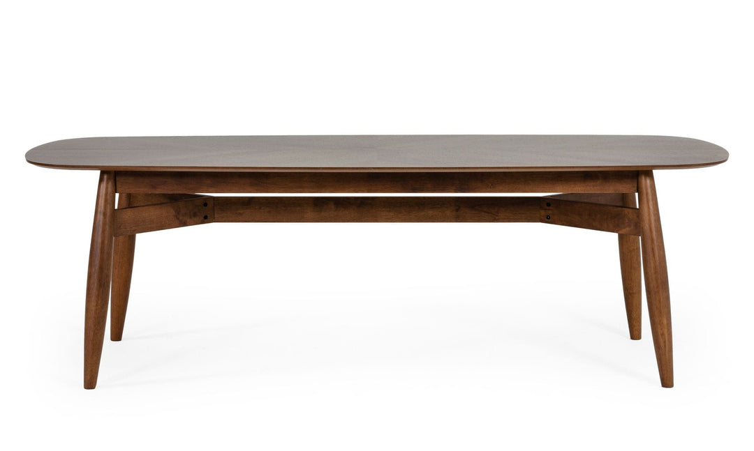 Ackley - Modern Walnut Rectangular Dining Table