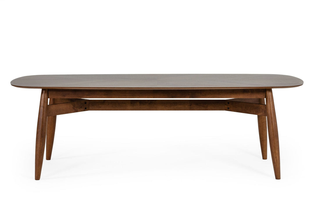 Ackley - Modern Walnut Rectangular Dining Table