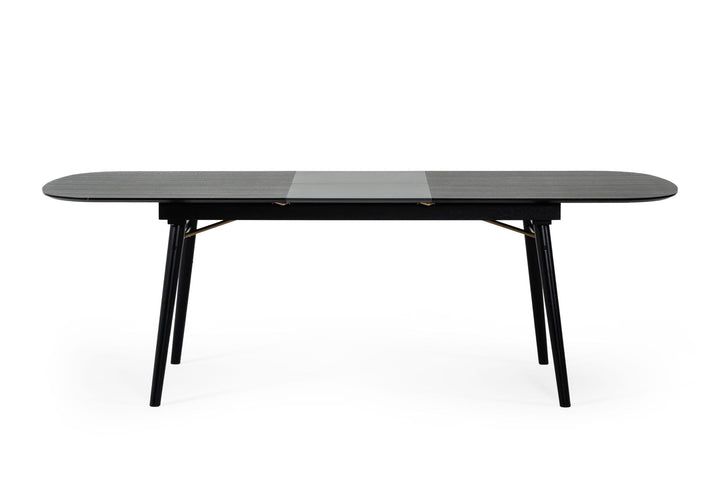Addax - Modern Black Extendable Dining Table - View 4