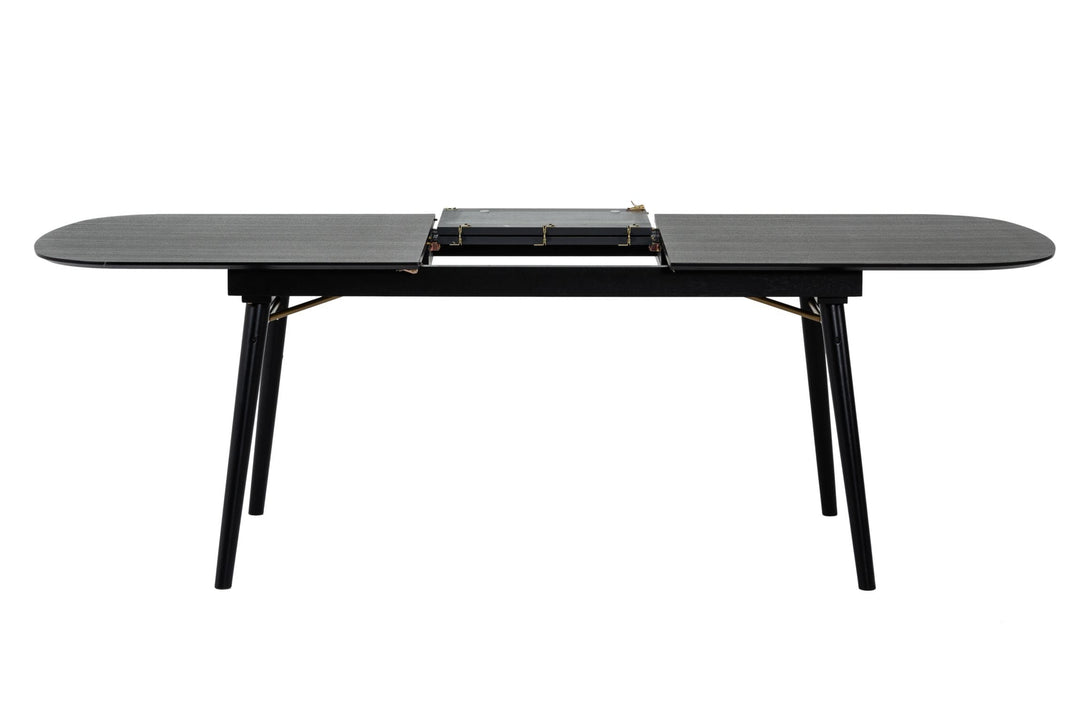 Addax - Modern Black Extendable Dining Table