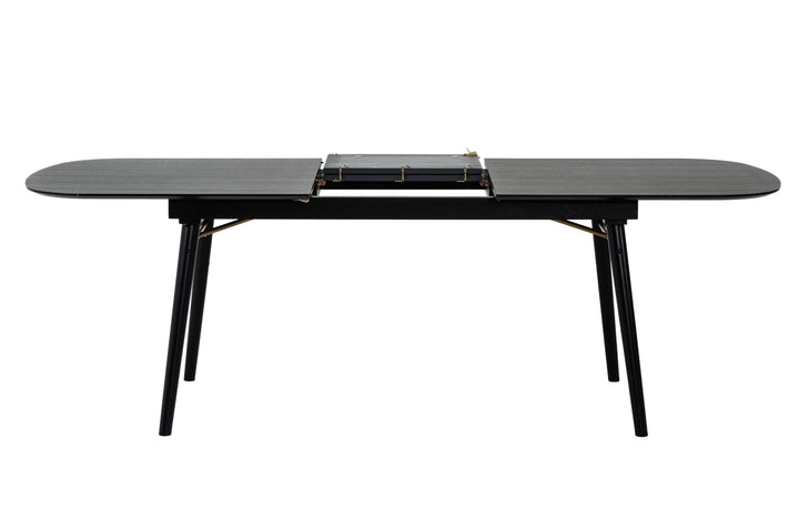 Addax - Modern Black Extendable Dining Table - View 6