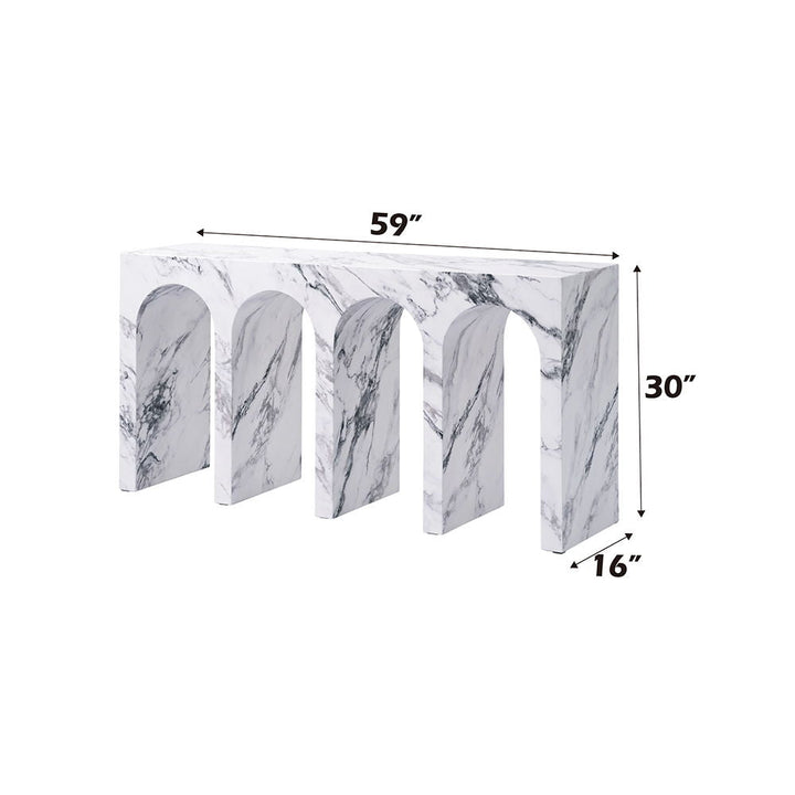 Fritzy - Console Table - Engineered Stone