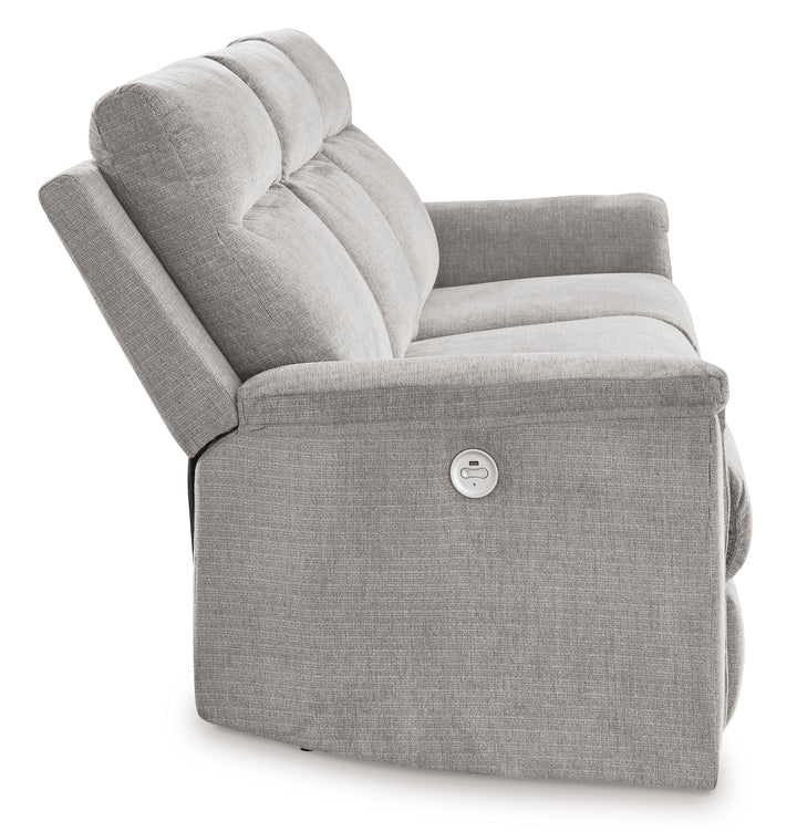 Barnsana - Power Reclining Sofa - Ash