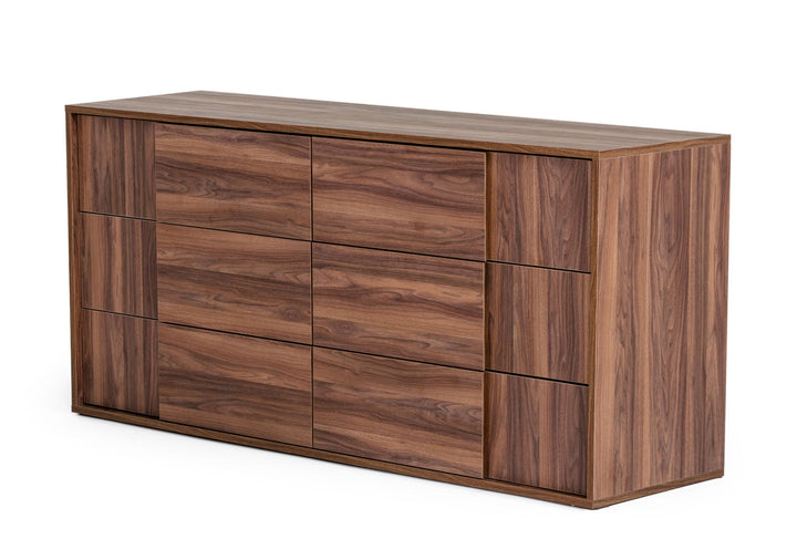 Asus - Italian Modern Walnut Dresser