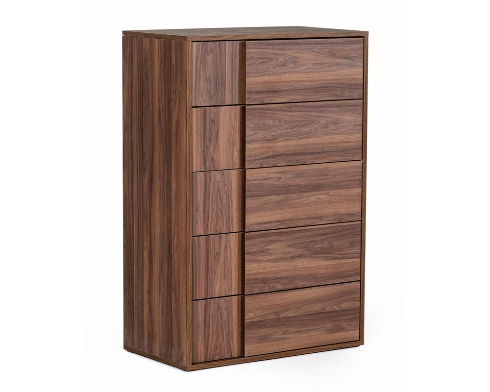 Asus - Italian Modern Walnut Chest - View 2