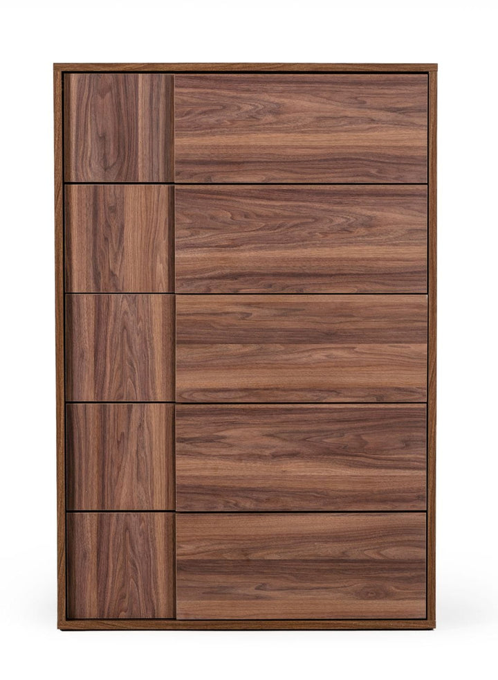 Asus - Italian Modern Walnut Chest