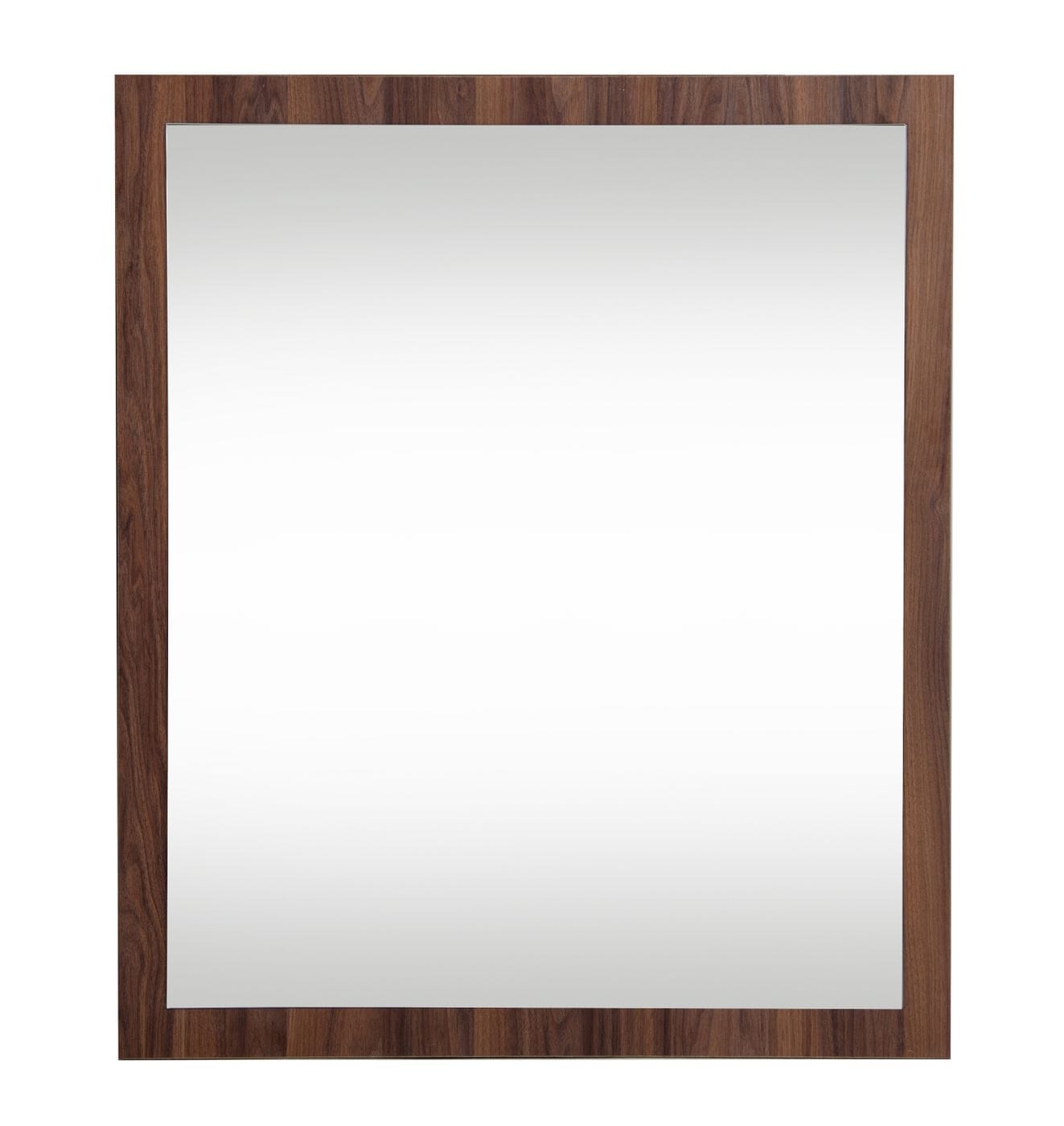 Asus - Italian Modern Walnut Mirror