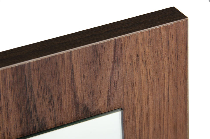 Asus - Italian Modern Walnut Mirror
