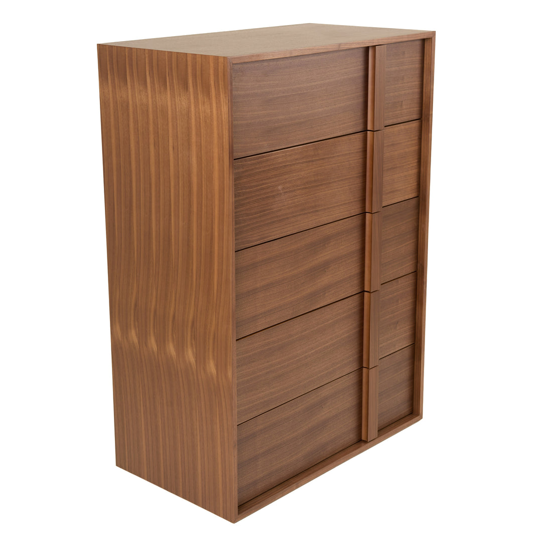 Berlin  Modern Walnut Chest